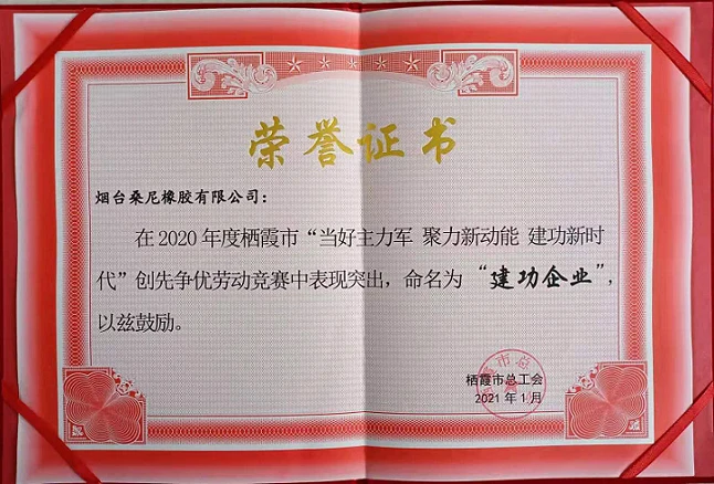 Yantai Sunny Rubber Co., Ltd., el equipo de calandrado, etc., ganó los título...
