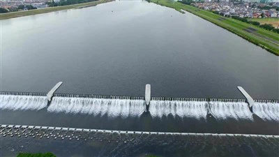 Proyecto de paisaje de puerta de goma de acero del lago Xianyang Fase II
