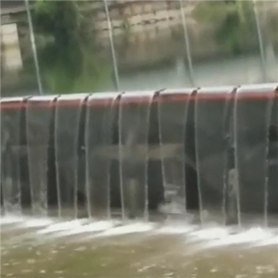 Puerta ecológica movible de soporte de vejiga de aire para la central hidroeléctrica